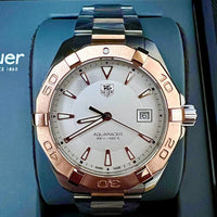 Tag Heuer Aquaracer White Dial Watch for Men - WAY1150.BD0911