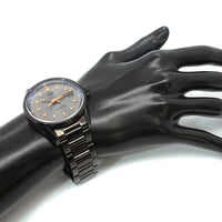 Tag Heuer Carrera Special Edition Black Dial Black Steel Strap Watch for Women - WAR1113.BA0602