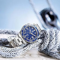Tag Heuer Aquaracer Calibre 5 Automatic Blue Dial Silver Steel Strap Watch for Men - WAK2111.BA0830