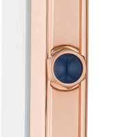 Emporio Armani Gioia Quartz Mother of Pearl Blue Dial Blue Leather Strap Watch For Women - AR11426