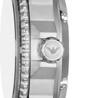 Emporio Armani Meccanico Automatic Black Dial Black Silicone Strap Watch For Men - AR60062