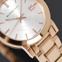 Burberry Unisex Watch The City Rose Gold 38mm BU9004