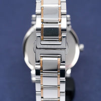 Burberry Unisex Watch The City 38mm Two Tone Rose Gold BU9006