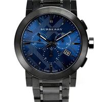 Burberry Men's Watch Chronograph The City 42mm Gun Metal BU9365