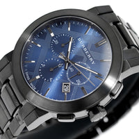 Burberry Men's Watch Chronograph The City 42mm Gun Metal BU9365