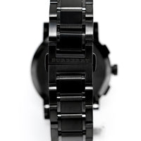 Burberry Men's Watch Chronograph The City 42mm Gun Metal BU9365