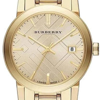 Burberry Ladies Watch The City 34mm Champagne Gold BU9134
