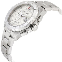 Tag Heuer Aquaracer Caliber 16 Automatic Chronograph White Dial Silver Steel Strap Watch for Men - CAY2111.BA0927