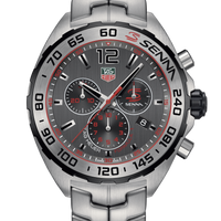 Tag Heuer Formula 1 Special Edition Chronograph Grey Dial Silver Steel Strap Watch for Men - CAZ1012.BA0883