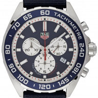 Tag Heuer Formula 1 Redbull Edition Chronograph Blue Dial Blue NATO Strap Watch for Men - CAZ1018.FC8213