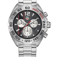 Tag Heuer Formula 1 Chronograph Grey Dial Silver Steel Strap Watch for Men - CAZ1114.BA0877