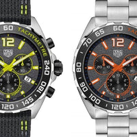 Tag Heuer Formula 1 Chronograph Ceramic Black Dial Silver Steel Strap Watch for Men - CAZ101AH.BA0842
