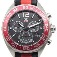 Tag Heuer Formula 1 McLaren Limited Edition Chronograph Black Dial Two Tone NATO Strap Watch for Men - CAZ1112.FC8188