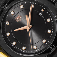 Tag Heuer Formula 1 Quartz Diamonds Black Dial Black Leather Strap Watch for Women - WBJ1317.FC8230