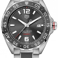 Tag Heuer Formula 1 Calibre 5 Anthracite Dial Two Tone Steel Strap Watch for Men - WAZ2011.BA0843
