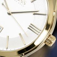 Hugo Boss Watch Classic Gold Plate White HB1513020