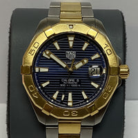 Tag Heuer Aquaracer Calibre 5 Blue Dial Two Tone Steel Strap Watch for Women - WBD2120.BB0930