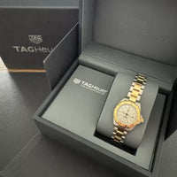 Tag Heuer Aquaracer Silver Dial Two Tone Steel Strap Watch for Women - WBD1120.BB0930