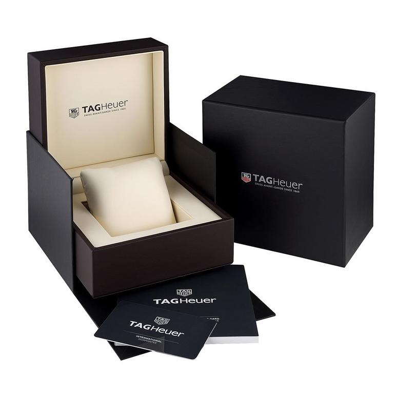 TAG Heuer Aquaracer WAY131G.BA0913 Ladies' Black Dial Diamond Bezel Diver Watch with Ceramic Bracelet