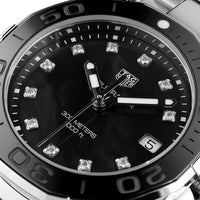 TAG Heuer Aquaracer WAY131M.BA0748 Ladies' Black Mother-of-Pearl Diamond Dial Diver Watch in Stainless Steel