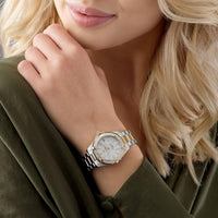 TAG Heuer Aquaracer Gold Plated and Stainless Steel Diamond Ladies Watch