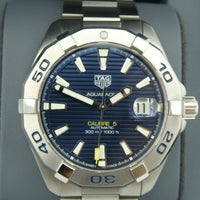 Tag Heuer Aquaracer Automatic Blue Dial Silver Steel Strap Watch for Men - WBD2112.BA0928
