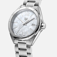 Tag Heuer Formula 1 Mother of Pearl White Dial Silver Steel Strap Watch for Women - WBJ1318.BA0666