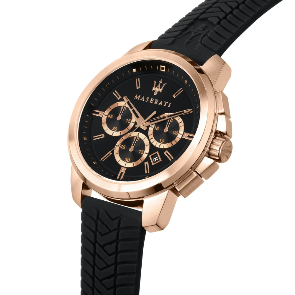 Maserati R8871621012 Chronograph Successo Rose Gold Men's Watch