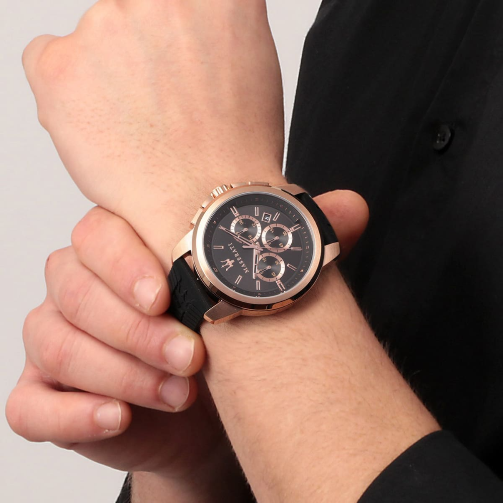 Maserati R8871621012 Chronograph Successo Rose Gold Men's Watch