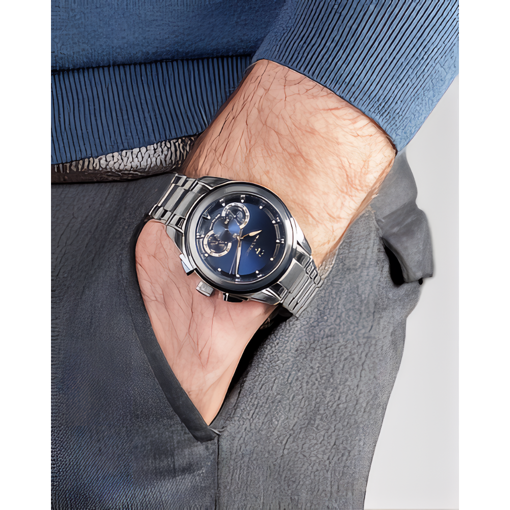 Maserati R8873612014 Traguardo Chronograph Blue Dial Men's Watch