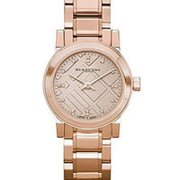 Burberry Ladies Watch The City Diamonds 26mm Rose Gold BU9215