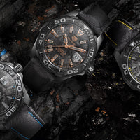Tag Heuer Aquaracer Carbon Dial Watch for Men - WBD218B.FC6446
