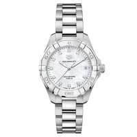 TAG Heuer Aquaracer WBD1314.BA0740 Ladies' Mother-of-Pearl Dial Diamond Diver Watch in Stainless Steel