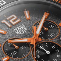 Tag Heuer Formula 1 Chronograph Ceramic Black Dial Silver Steel Strap Watch for Men - CAZ101AH.BA0842