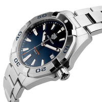 Tag Heuer Aquaracer Blue Dial Silver Steel Strap Watch for Men - WBD1112.BA0928