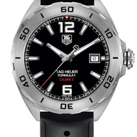 Tag Heuer Formula 1 Automatic Black Dial Black Rubber Strap Watch for Men - WAZ2113.FT8023