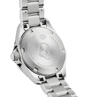 Tag Heuer Aquaracer Quartz Mother of Pearl White Dial Silver Steel Strap Watch for Women - WBD1411.BA0741