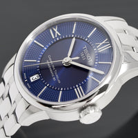 Tissot Ladies Automatic Watch Chemin Des Tourelles Powermatic 80 Blue T0992071104800