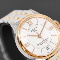 Tissot Ladies Automatic Watch Chemin Des Tourelles Powermatic 80 Two-Tone Rose Helvetic Pride Special Edition T0992072211801