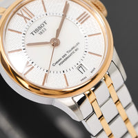 Tissot Ladies Automatic Watch Chemin Des Tourelles Powermatic 80 Two-Tone Rose Helvetic Pride Special Edition T0992072211801