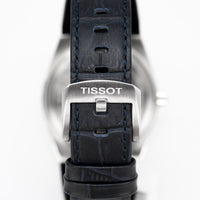 Tissot Men's Watch PRX Blue Leather T1374101604100
