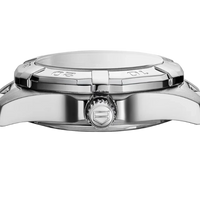 Tag Heuer Aquaracer Blue Dial Silver Steel Strap Watch for Women - WBD1412.BA0741