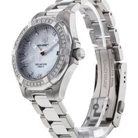 Tag Heuer Aquaracer Diamonds White Mother of Pearl Dial Silver Steel Strap Watch for Women - WBD1315.BA0740