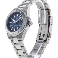 Tag Heuer Aquaracer Blue Dial Silver Steel Strap Watch for Women - WBD1412.BA0741