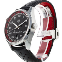 Tag Heuer Carrera Muhammad Ali Calibre 5 Black Dial Black Leather Strap Watch for Men - WAR2A11.FC6337
