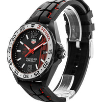 Tag Heuer Formula 1 Senna Special Edition Black Dial Two Tone Rubber Strap Watch for Men - WAZ1014.FT8027