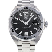 Tag Heuer Formula 1 Automatic Black Dial Silver Steel Strap Watch for Men - WAZ2113.BA0875
