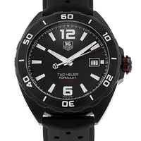 Tag Heuer Formula 1 Automatic Black Dial Black Rubber Strap Watch for Men - WAZ2115.FT8023