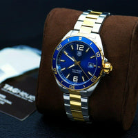 Tag Heuer Formula 1 Analog Blue Dial Two Tone Steel Strap Watch for Men - WAZ1120.BB0879