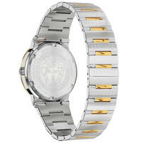 Versace VEVI00420 Men's Watch Greca Two-Tone Green Dial